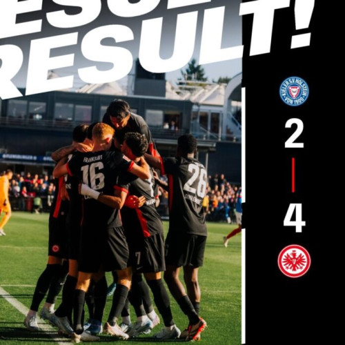 Eintracht Frankfurt câștigă și urcă pe locul secund în Bundesliga