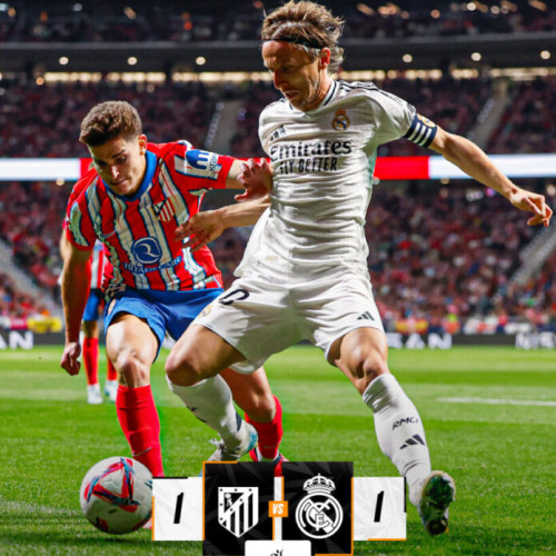Atletico Madrid reușește să egaleze în derby-ul cu Real Madrid