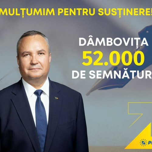 Liberalii din Dâmbovița anunță bilanțul semnăturilor pentru Nicolae Ciucă