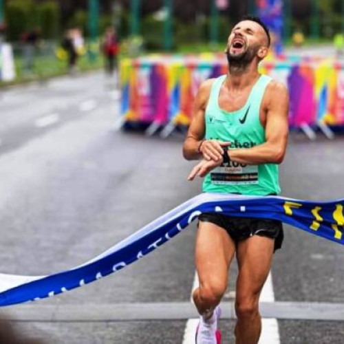 Claudiu Gorgan câștigă medalia de aur la UVT Liberty Marathon Timișoara