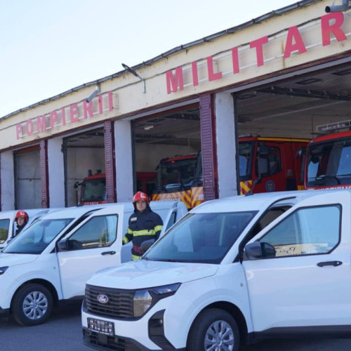 Pompierii din Dâmbovița primesc 4 autospeciale noi pentru intervenții rapide