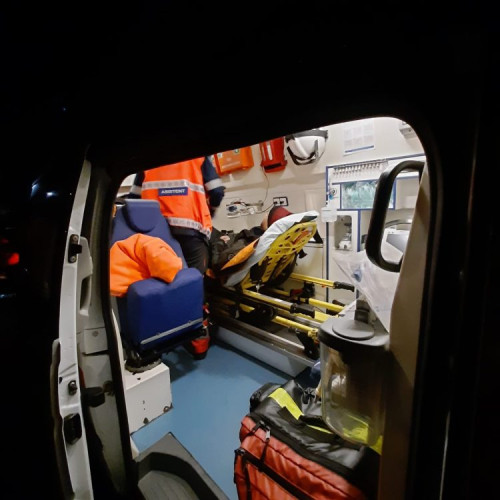 Salvare dramatică în Munții Maramureșului: un ucrainean în pericol a fost recuperat