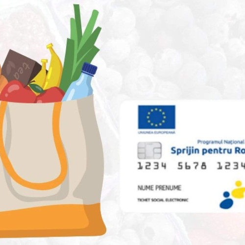 Cardurile de alimente vor fi încărcate cu 250 de lei în octombrie pentru 2,6 milioane de români