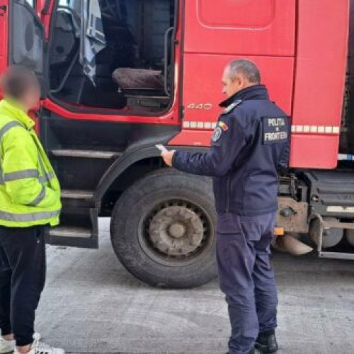 Cercetări în cazul unui cetățean român prins fără drept de circulație