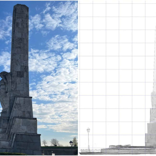 Obeliscul din Alba Iulia, supus unei expertize tehnice din cauza înclinației