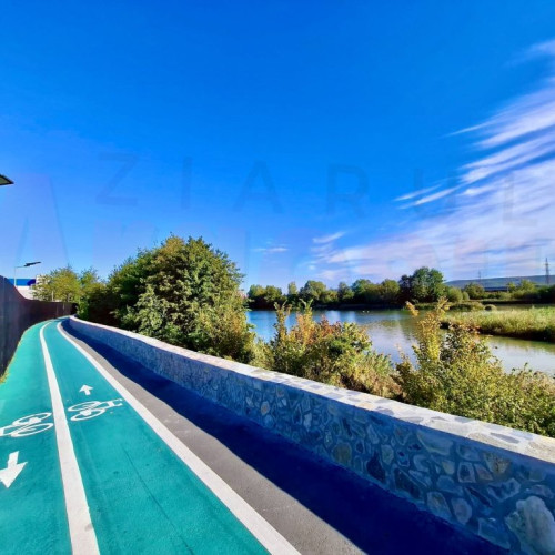 Piste pentru bicicliști inaugurate pe promenada râului Argeș