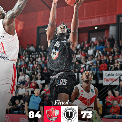 U-BT Cluj-Napoca, înfrângere în EuroCup la Bourg-en-Bresse