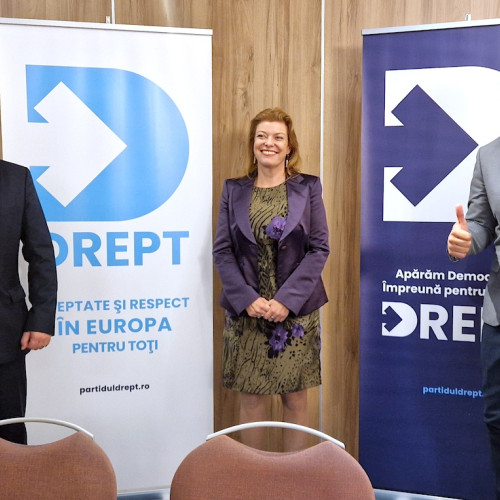 Elena Lotrean și Marcel Vulcan, candidați ai Partidului Drept la alegerile parlamentare din 2024