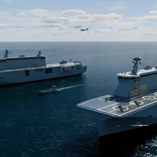 Primul portavion pentru drone din Europa se construiește în România