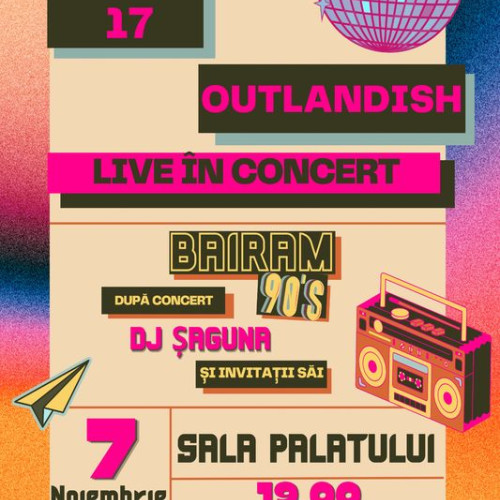 Trupele East17 și Outlandish vor concerta pe 7 noiembrie la Sala Palatului din București