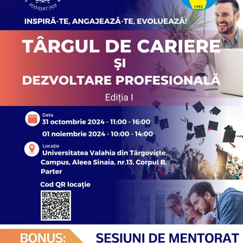 Prima ediție a „Târgului de cariere și dezvoltare profesională” la Târgoviște