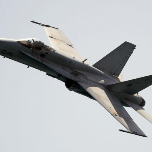 Un avion de vânătoare F-18 s-a prăbușit în estul Spaniei