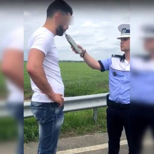Tânăr din Dorohoi, prins conducând sub influența alcoolului