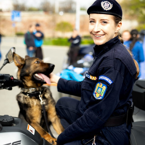 Ziua Mondială a Animalelor sărbătorită de Jandarmeria și Poliția Sibiu