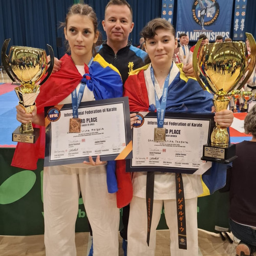 Sportivii din Sibiu, contribuție importantă la succesul României în Campionatul Mondial de Karate