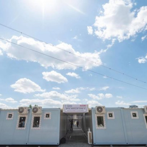 Spitalul Modular Pipera, lăsat în paragină după scurtă funcționare în pandemie