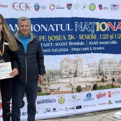 Alexandra Cristea, medalie de bronz la Campionatul Național de alergare pe șosea