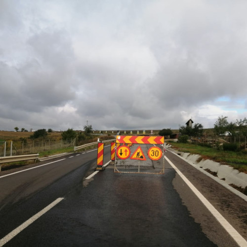 Reparatii de urgenta pe DN 29D Botosani - Stefanesti