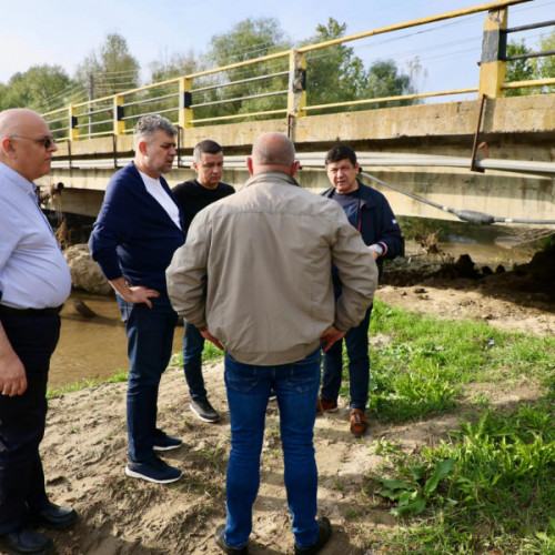 Ciolacu promite refacerea infrastructurii afectate de inundații