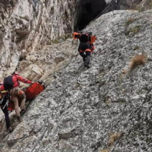 Intervenție salvare complexă în Cheile Turzii