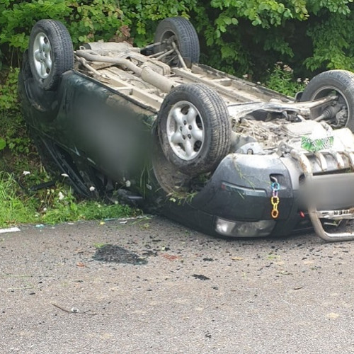 Accident rutier provocat de un şofer aflat sub influenţa alcoolului