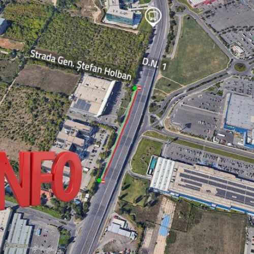 Reînceperea traficului pe banda 1 pe breteaua carosabilă din zona Aeroportului Henri Coandă