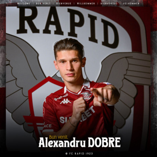 Rapid București îl transferă pe mijlocașul Alexandru Dobre