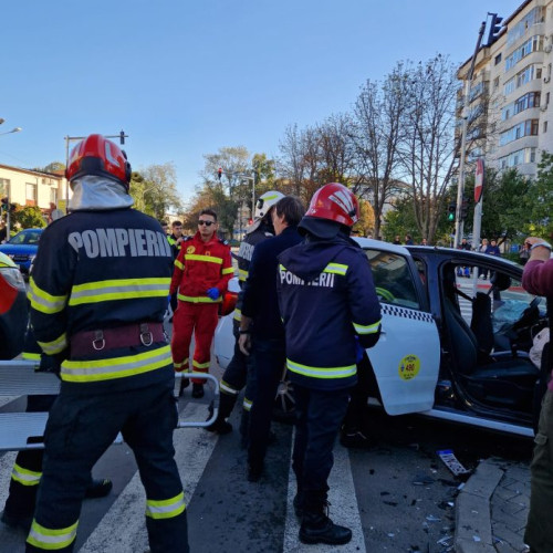 accident rutier în Focșani, două persoane rănite ușor