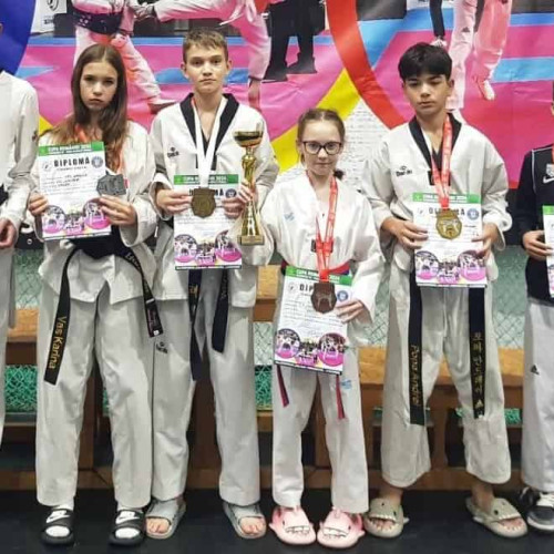 Luptătorii de taekwondo din Alba obțin medalii la Cupa României