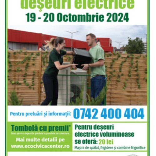 Brașov Reciclează deșeuri electrice pe 19-20 octombrie 2024