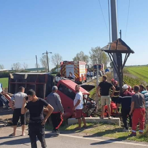 Accident rutier grav în localitatea Mărcești