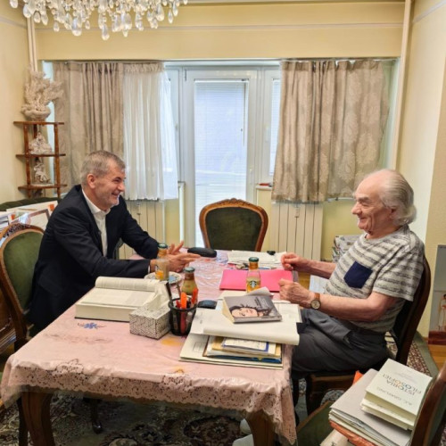 Valeriu Iftime, noul președinte al Consiliului Județean Botoșani, alături de neurochirurgul Leon Dănăilă