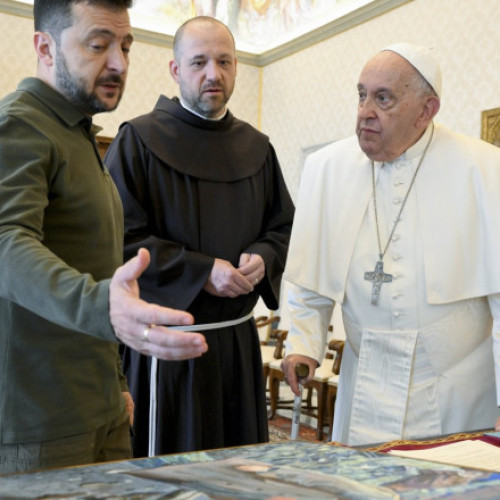 Întâlnire la Vatican între Papa Francisc și președintele ucrainean Volodimir Zelenski