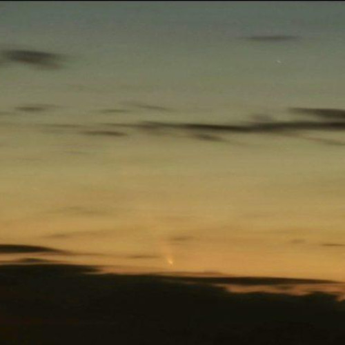 Cometa Tsuchinshan-Atlas a fost vizibilă în Botoșani