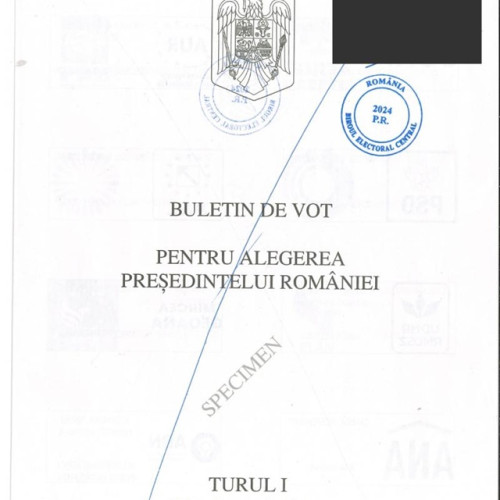 Machetele buletinelor de vot pentru alegerile prezidențiale din 2024 publicate de BEC