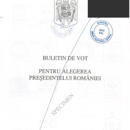 BEC a stabilit machetele buletinelor de vot pentru alegerile prezidențiale din 2024