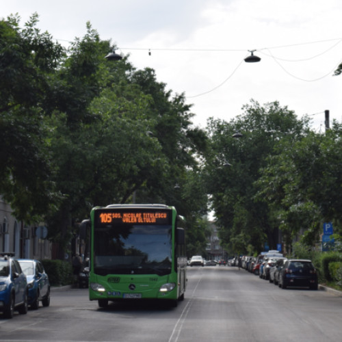 Modificări ale traseului autobuzului 105 în perioada 15-19 octombrie 2024