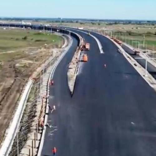 Stadiul avansat al lucrărilor la lotul 4 Mandrești-Munteni - Focșani Nord