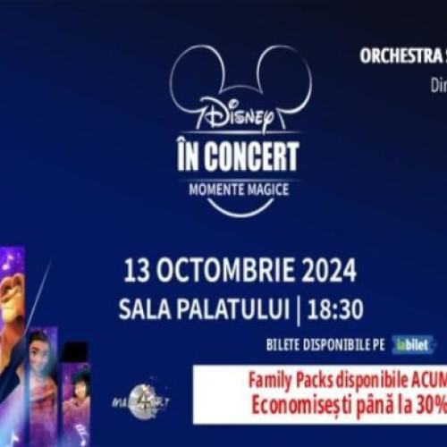 Marele concert "Disney" încântă publicul la Sala Palatului