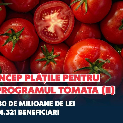 Fermierii din Dâmbovița primesc a doua tranșă de sprijin financiar prin programul Tomata