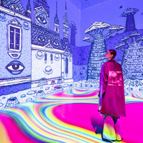 One Night Gallery lansează o expoziție imersivă cu artistul român KSELEQOQYNQYSHY