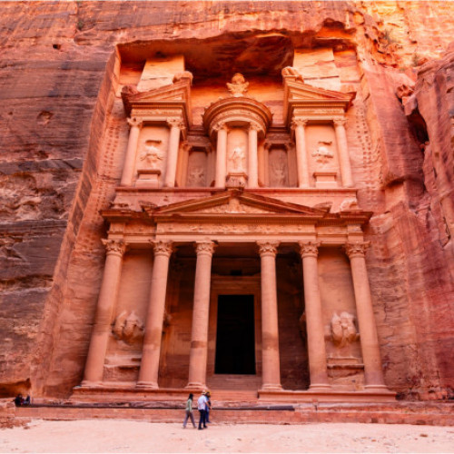 Descoperire rară sub Trezoreria din Petra, Iordania