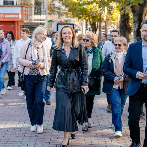 Elena Lasconi, președinta USR, își continuă campania electorală în nordul Moldovei
