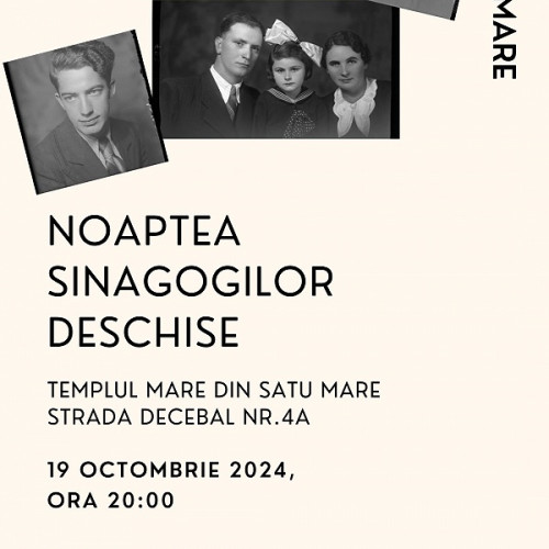 Expozitia de fotografie &quot;Vecinii mei, evreii din Baia Mare&quot; la Sinagoga din Satu Mare