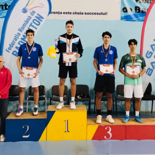 Clubul Kids Tampa Brașov, medaliat la Campionatul Național de badminton U17