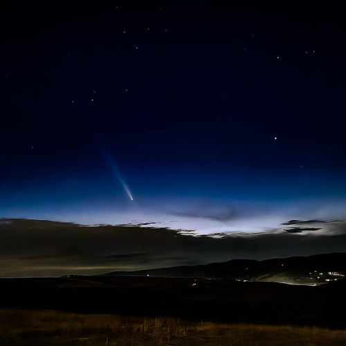 Cometa vizibilă la Alba Iulia