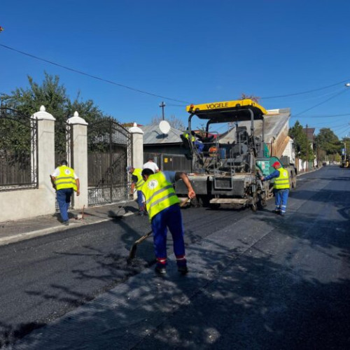 Lucrările de reabilitare a trotuarelor și carosabilului pe Intrarea Câmpenești, finalizate cu succes