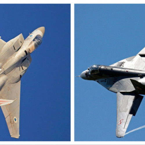 F-15 israelian vs MiG-29 iranian. Care avion născut în Războiului Rece câștigă