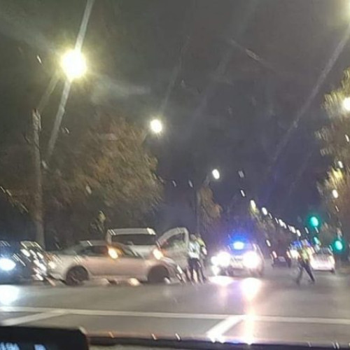 Accident rutier pe bulevardul Decebal din Baia Mare
