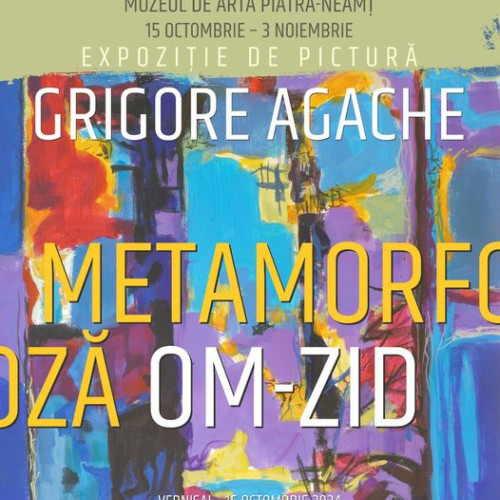 Expozitia de pictura "Metamorfoza - Om - Zid" la Muzeul de Arta Piatra-Neamt